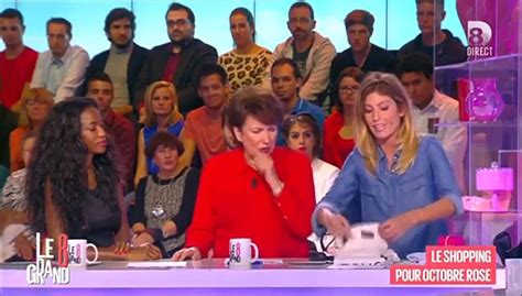 caroline ithurbide nue|Le Grand 8 : Caroline Ithurbide montre ses seins en direct